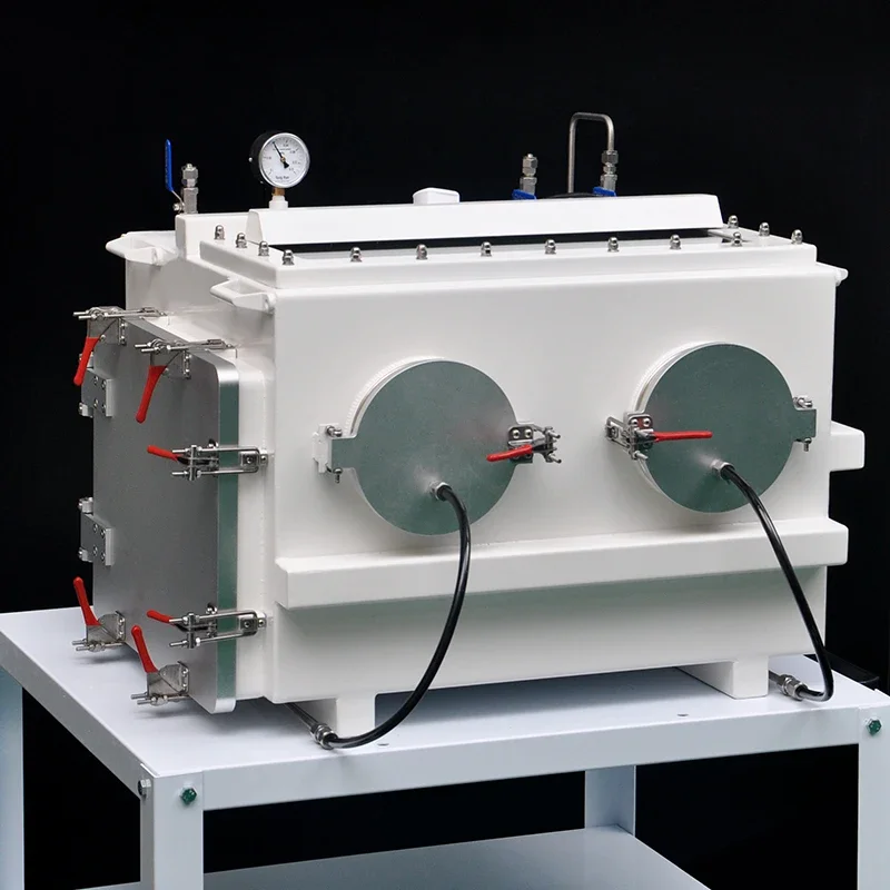 

Vacuum glove box Non-standard custom inert gas replacement test box vacuum degree -0.1MPA
