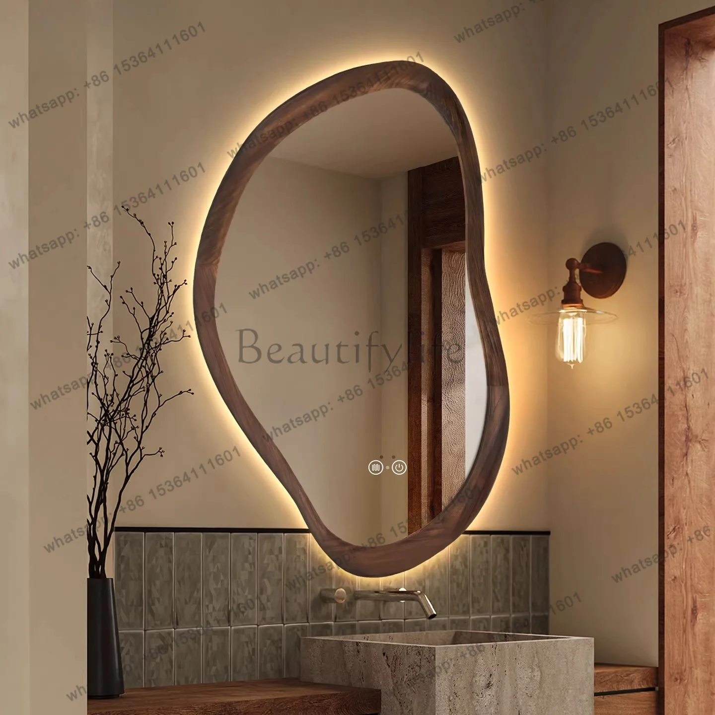 Interior Decorative Mirror Full Body Large Modern Souvenir Decorative Mirror Vintage Aesthetic Decoraciones