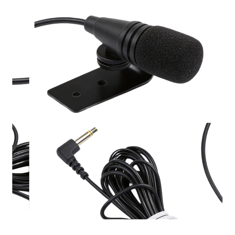 Car Radio Sensitivity 3.5mm Microphone Car Ceiling Unidirectional Microphone For Navigation Systems Car Accessories