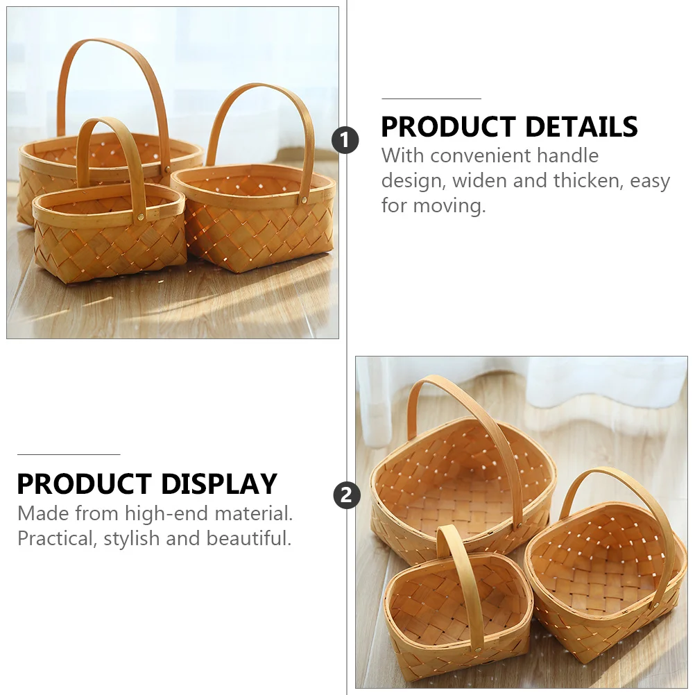 

Storage Basket Small Woven Portable Household Organizer Sturdy For Closet Bedroom Bathroom Pantry Desk Dorm Craft Area