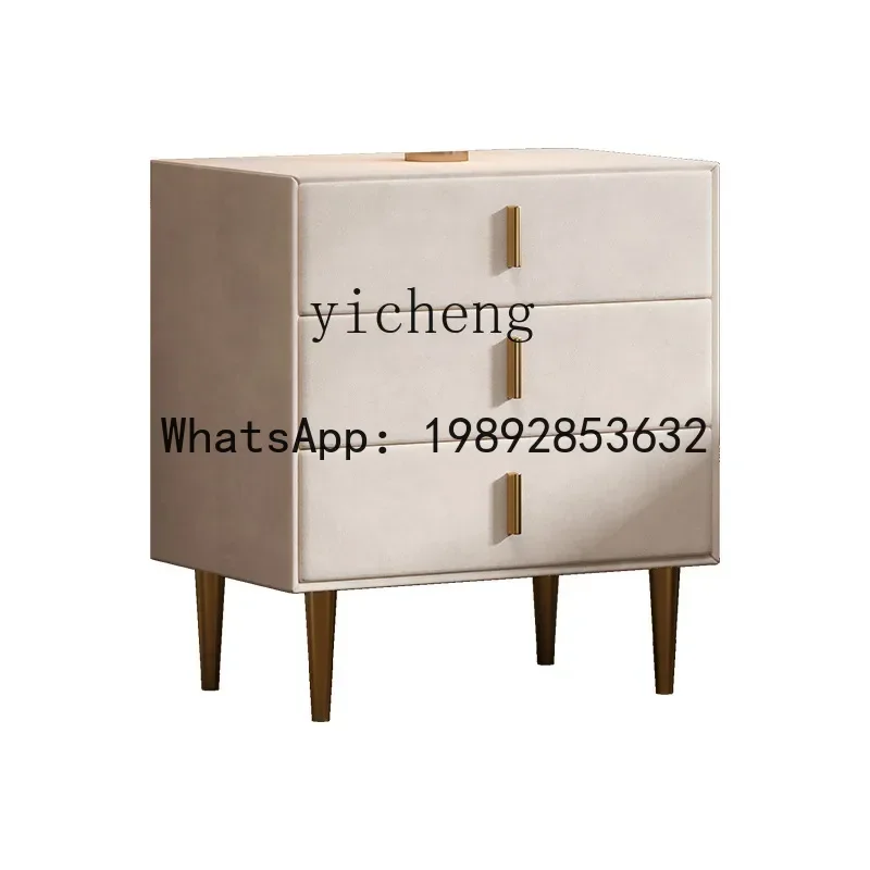 Gz Bedside Table Bedroom Simple Modern Light Luxury Storage…