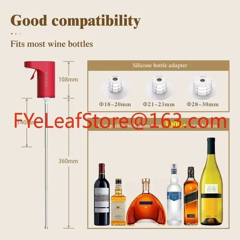 Wine Dispenser Made in Of Wine Extractor Sensor Electric Liquor free shipping part