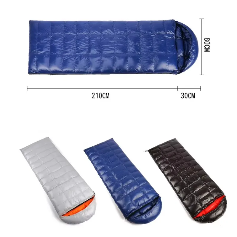 

Оптовая продажа: Ультралегкий водонепроницаемый зимний пуховый спальный мешок для кемпинга и походов в холодную погоду