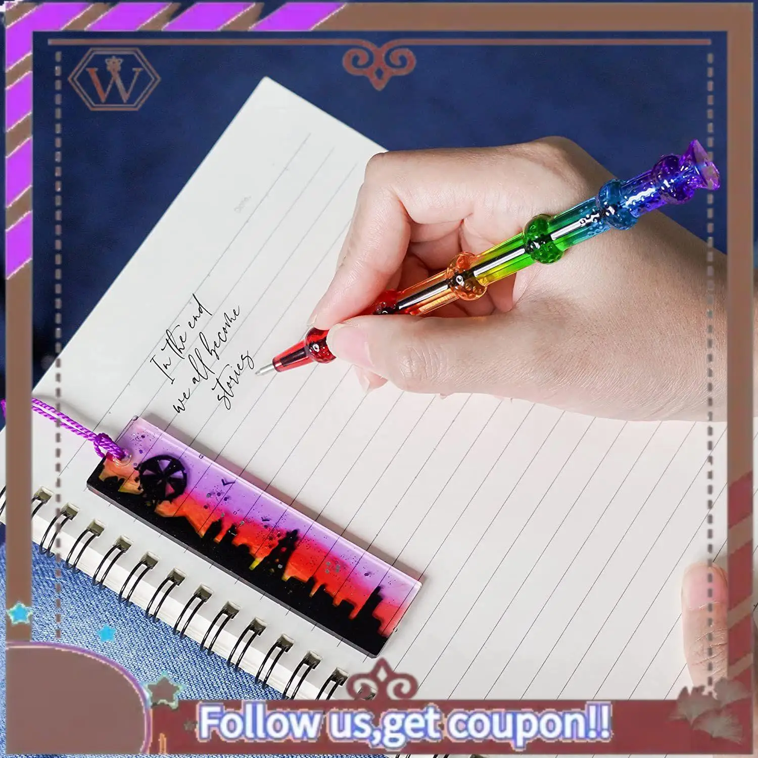 ABBG-силиконовые формы для смолы, эпоксидные формы с 10 шт. полимерными формами для ручек, 6 шт. смоляные формы для закладок для поделок своими руками, подарков