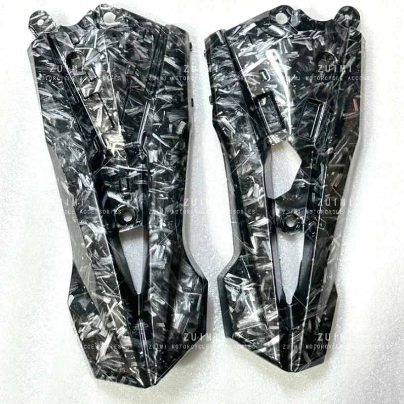 Carbon fiber patterned side engine middle bracket panel fairing replacement part suitable for KAWASAKI 2013-2014-2015-2016 Z800