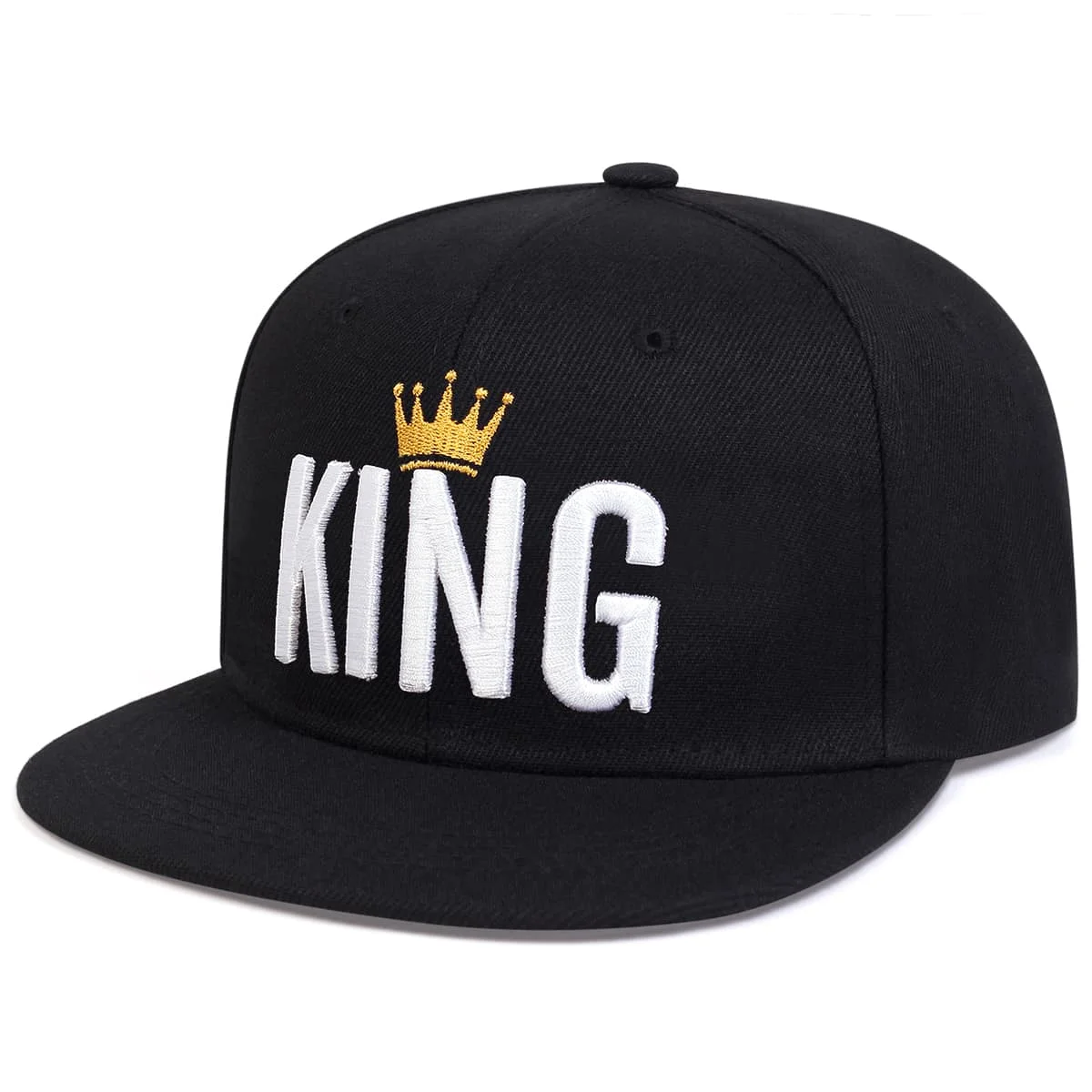 Unisex KING Crown Embroidery Hip-hop Hats Fashion Spring Autumn Outdoor Adjustable Casual Baseball Caps Sunscreen Hat