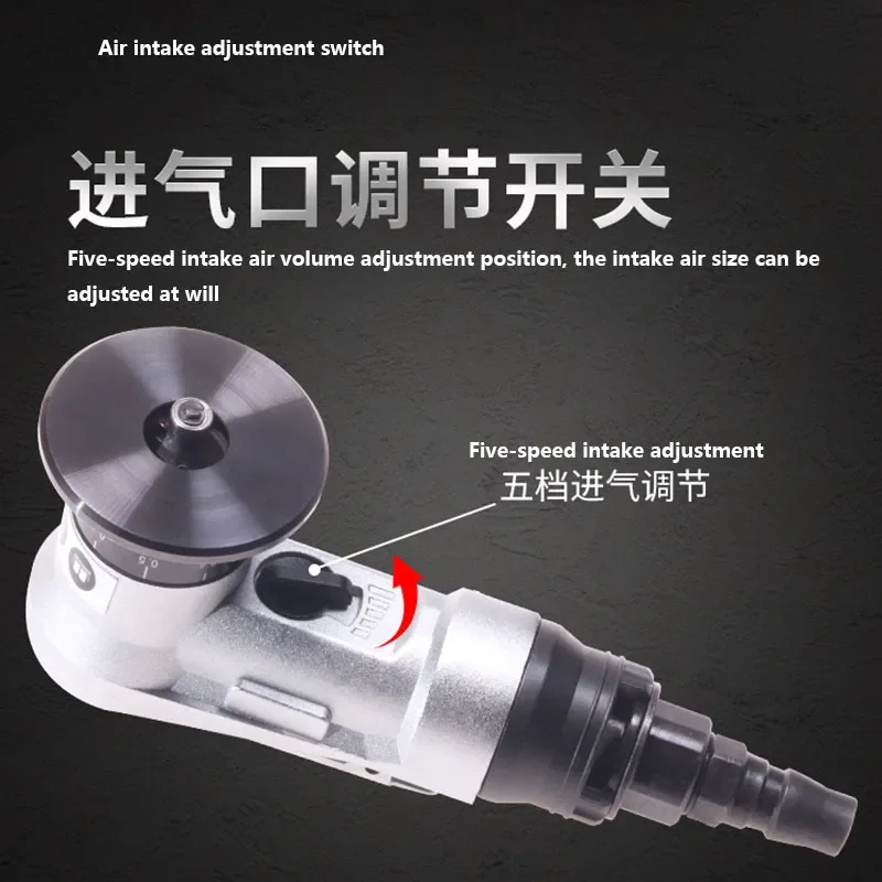 1set Mini Pneumatic Chamfering Machine Deburring 45 Degree Portable HandHeld Metal Trimming Machine Pneumatic Tools 30000RPM