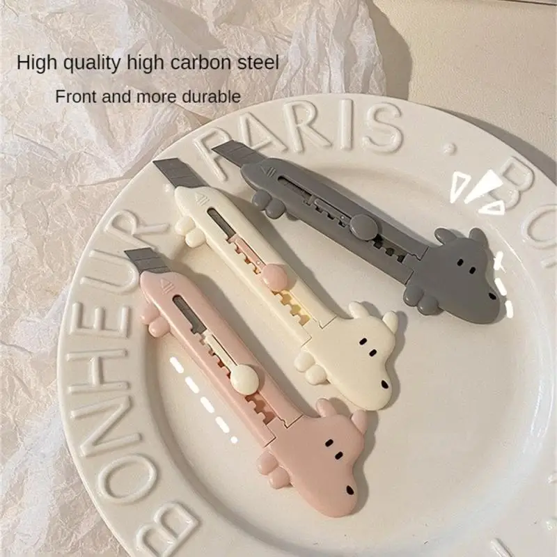 1 Piece Cute Puppy Cutter Utility Knife Art Student Art Tools Creative Stationery School Supplies Products Accessories Knife