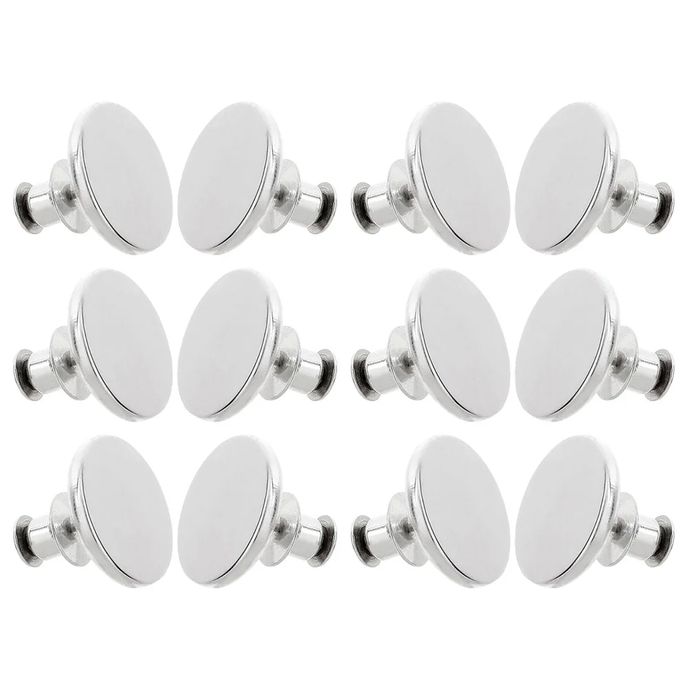 

6 Pairs High-end Curtains Button Magnetic Holdback Buckle Tieback Leakproof