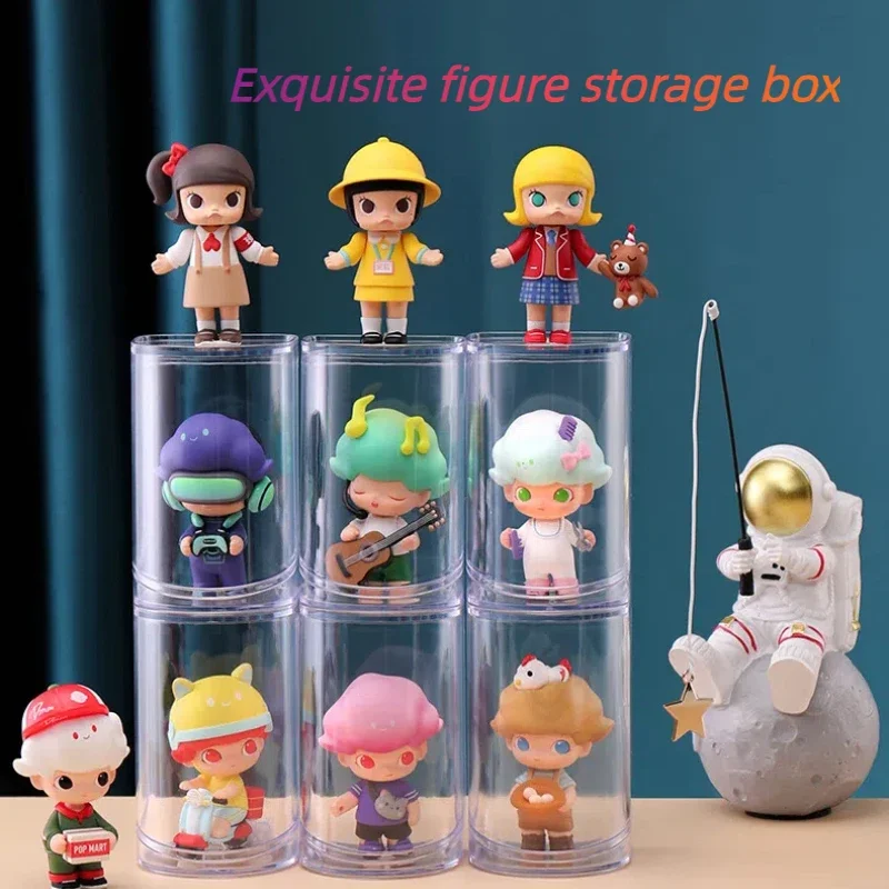 1/2/3 stücke Desktop Staubdicht Figur Lagerung Box Kreative Lego Blind Box Lagerung Transparent Puppe Figur Display Box