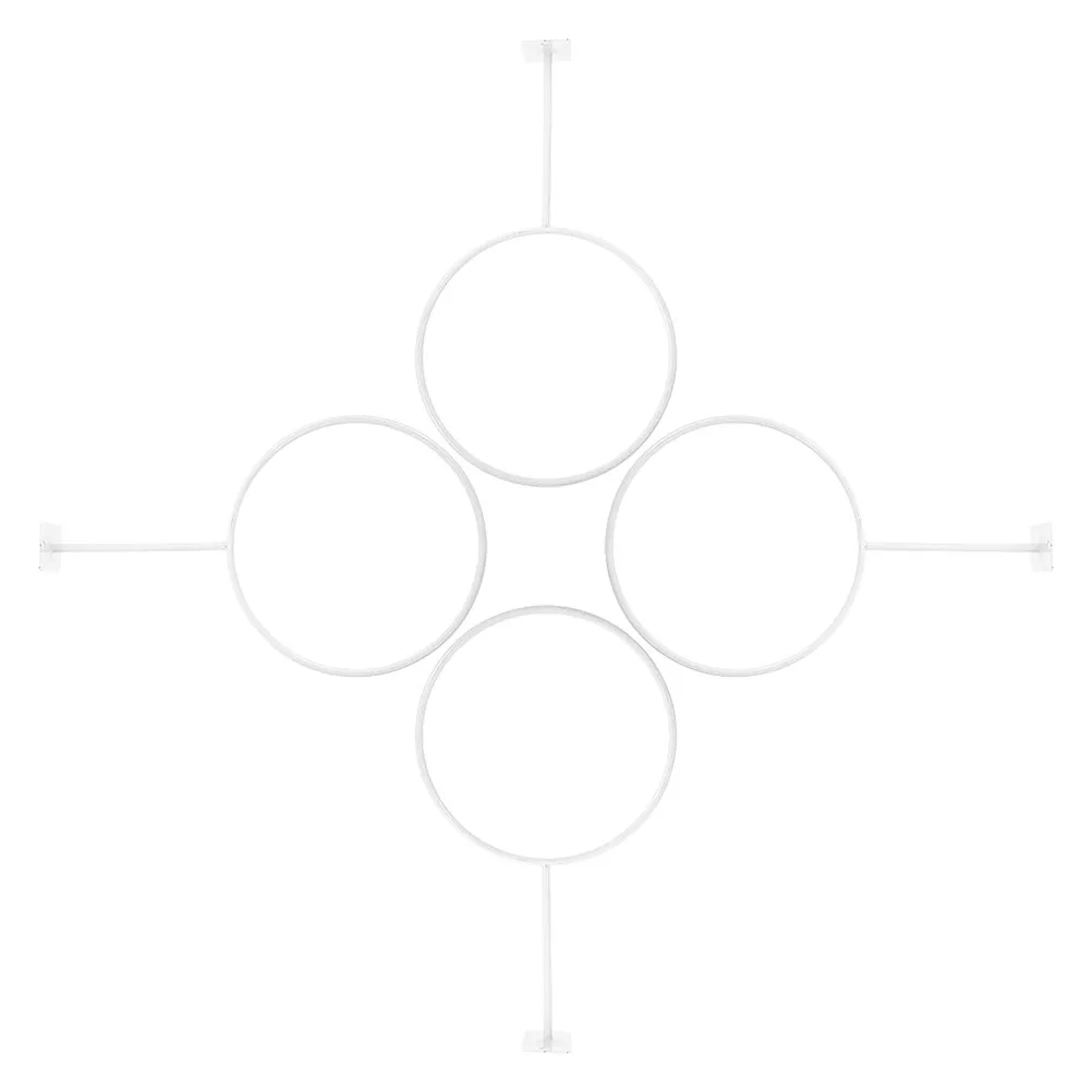 

Настенный держатель для мячей (4 шт.), железная подставка для баскетбольных и футбольных мячей, многофункциональный органайзер для хранения спортивных мячей