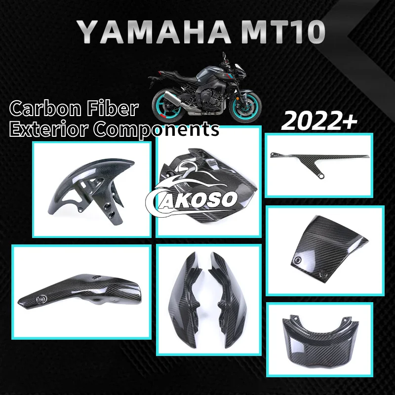 

For Yamaha MT10 Motorcycle Modification with Carbon Fiber Complete Set of Shell Accessories 3K Dry Carbon Fiber