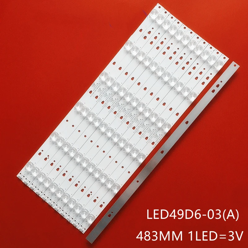LED Backlight Strip FOR 6 Lamp For Haier 49