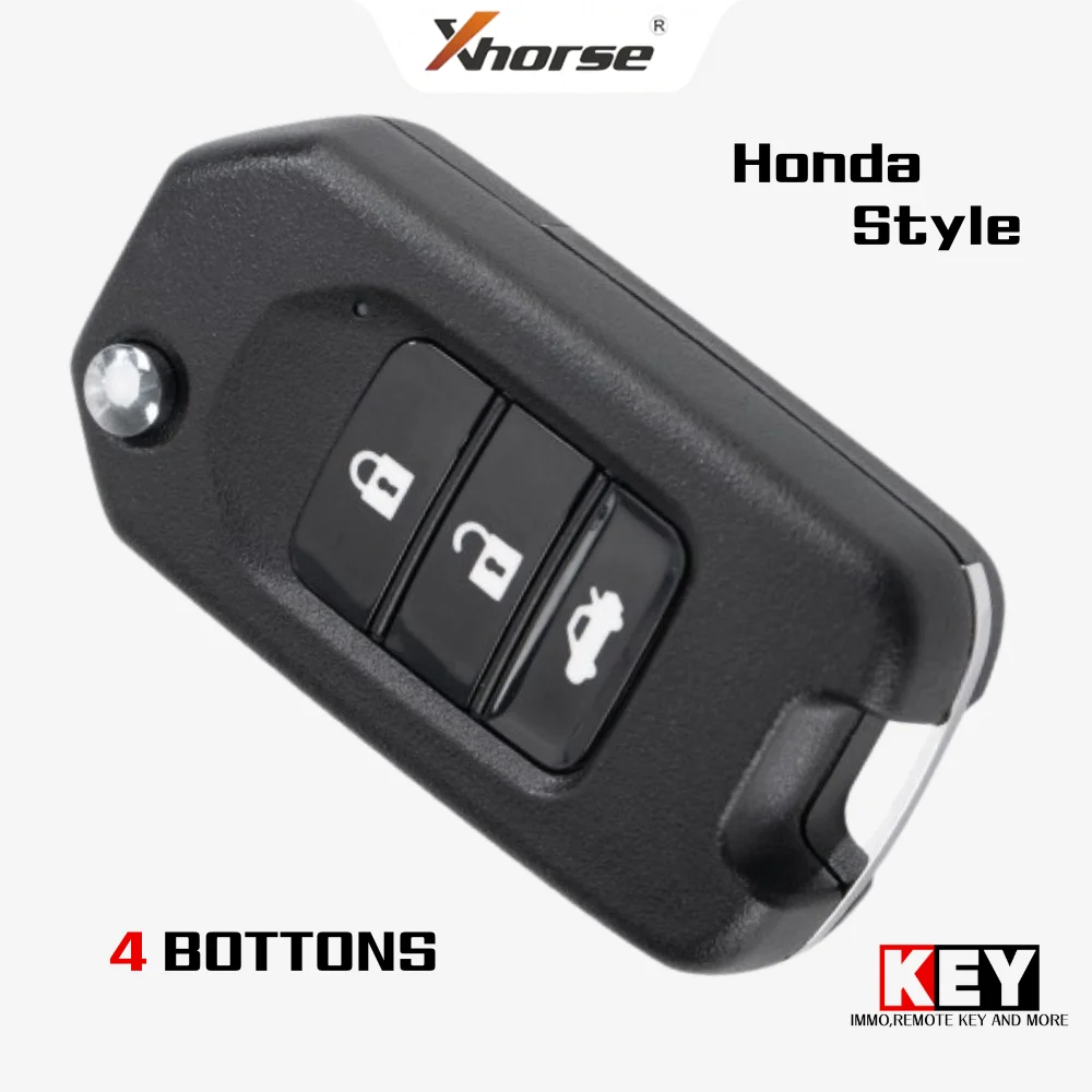 Xhorse XNHO00EN Wireless Remote Key Flip 3 Buttons