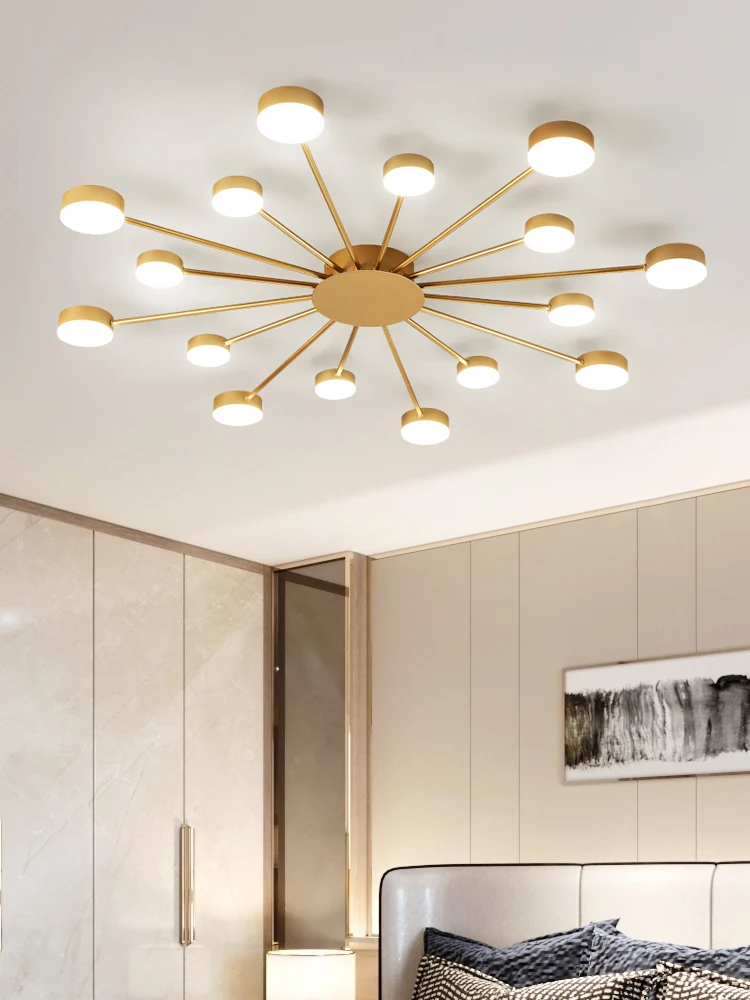 

Modern Minimalist Gold/Black Acrylic LED Ceiling Lamp Nordic Home Interior Lighting Living Room Bedroom Kitchen Ceiling Lights