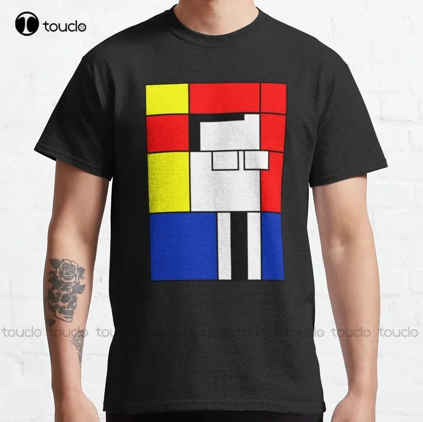 Ambedkar - Mondrian Style   Classic T-Shirt T Shirts Men Fashion Creative Leisure Funny Harajuku T-Shirt Xs-5Xl All Seasons New