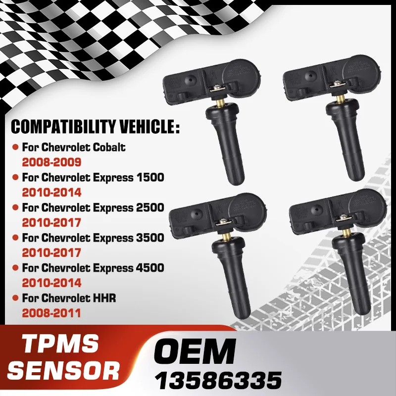 

For Chevrolet Cobalt Chevrolet Express 1500 2500 3500 4500 Chevrolet HHR TPMS Tire Pressure Sensor Monitoring System 13586335