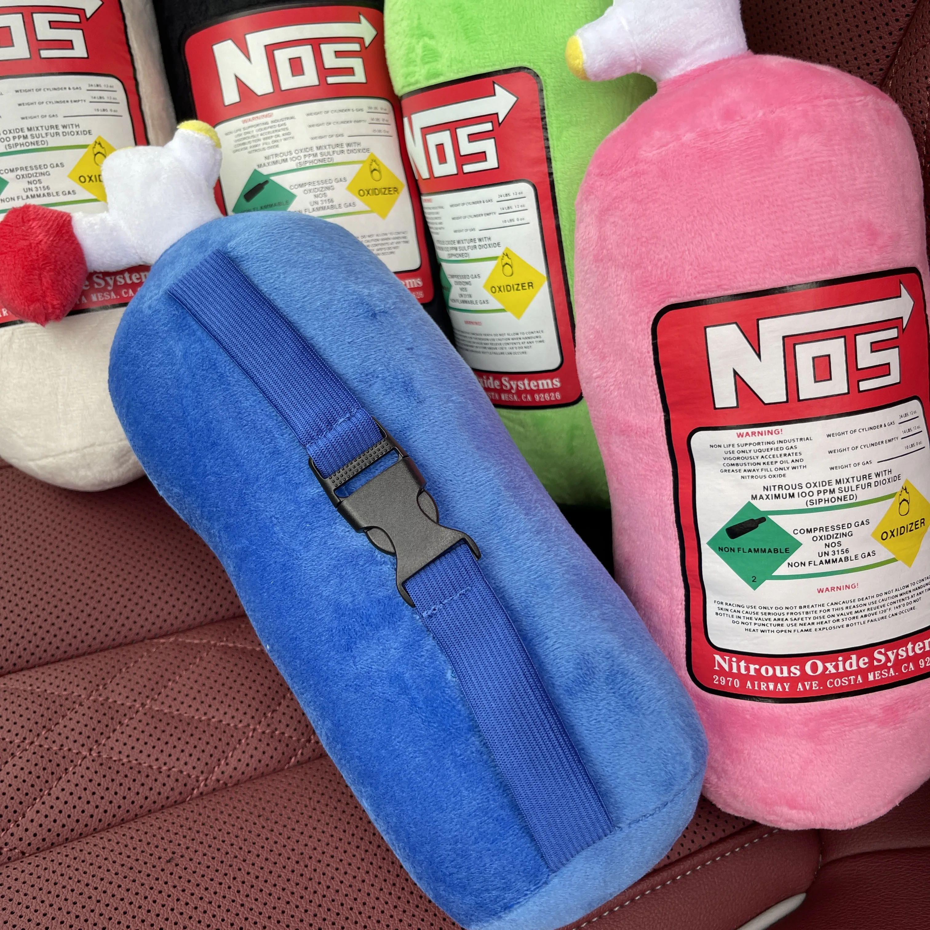 Car seats NOS headrest neck pillow JDM style nitrogen cylinder creative headrest waist pillow pillow