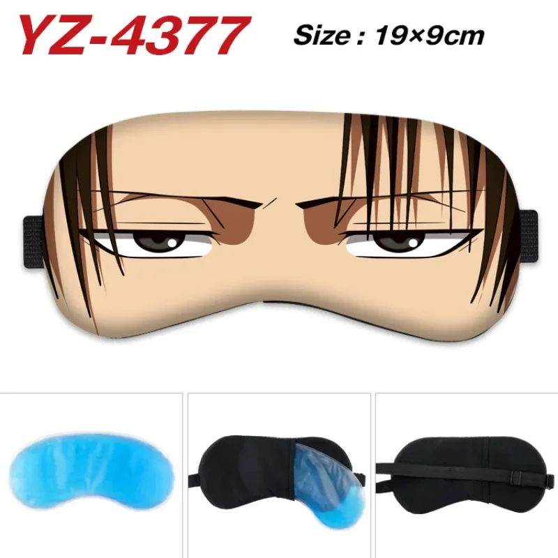 Attack on Titan Anime Cosplay Eye Mask Woman Eren Levi Mikasa   Armin Cartoon Eyepatch Man Sleep Eyeshade Unisex Blindfold Gift