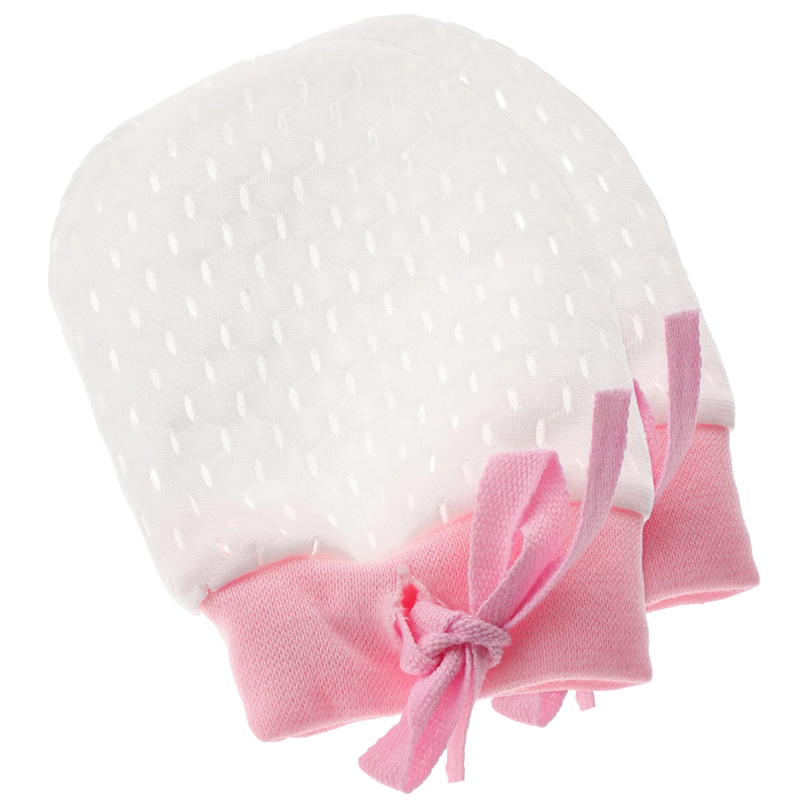Baby Gloves Mesh Newborn Mittens Hand Girl No Scratch Small Summer Pink Infant Toddler Boy