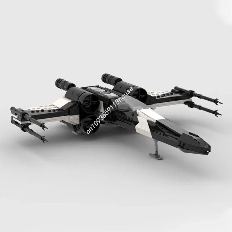 1520pcs MOC XWing Starfighter Partisan Red 5 Model Building Blocks Festival Gifts Construction Toys DIY Idea Education view 2