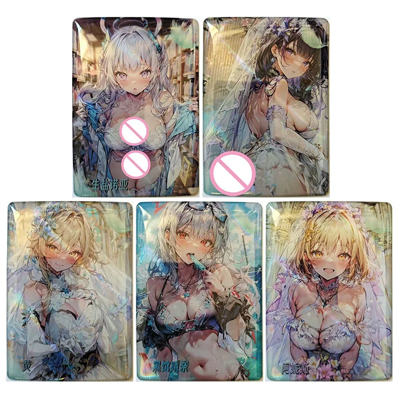 Anime Goddess Story Rare SLR XR Collectible Cards Firefly Sparkle Yae Miko Lumine Raiden Shogun Toys for boys Birthday Present