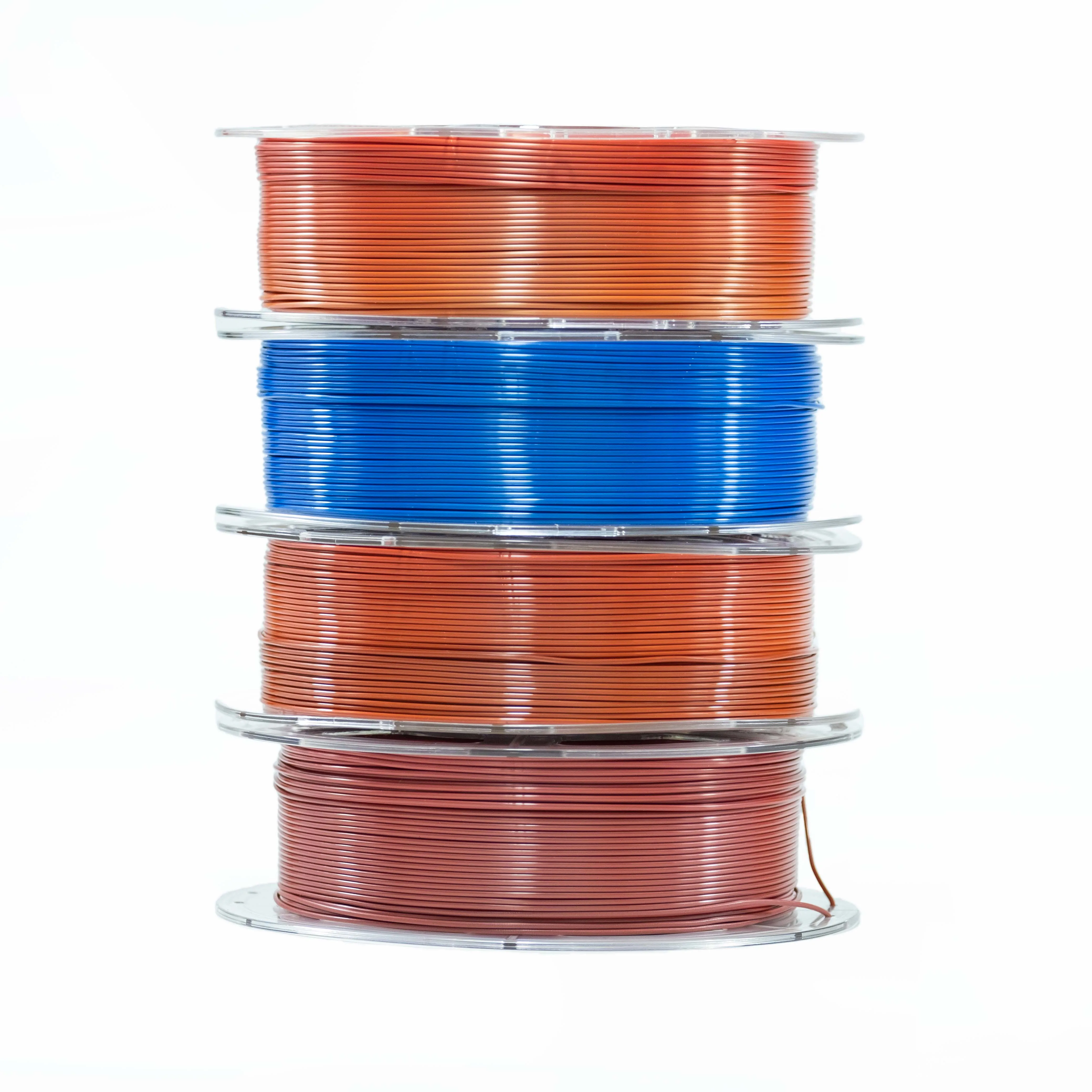 RITTSUN il più nuovo PLA Silk Gradient Dual Color PLA 1KG 1.75mm Silk Magic Filament 3D Plastic per stampa ad alta velocità spedizione veloce