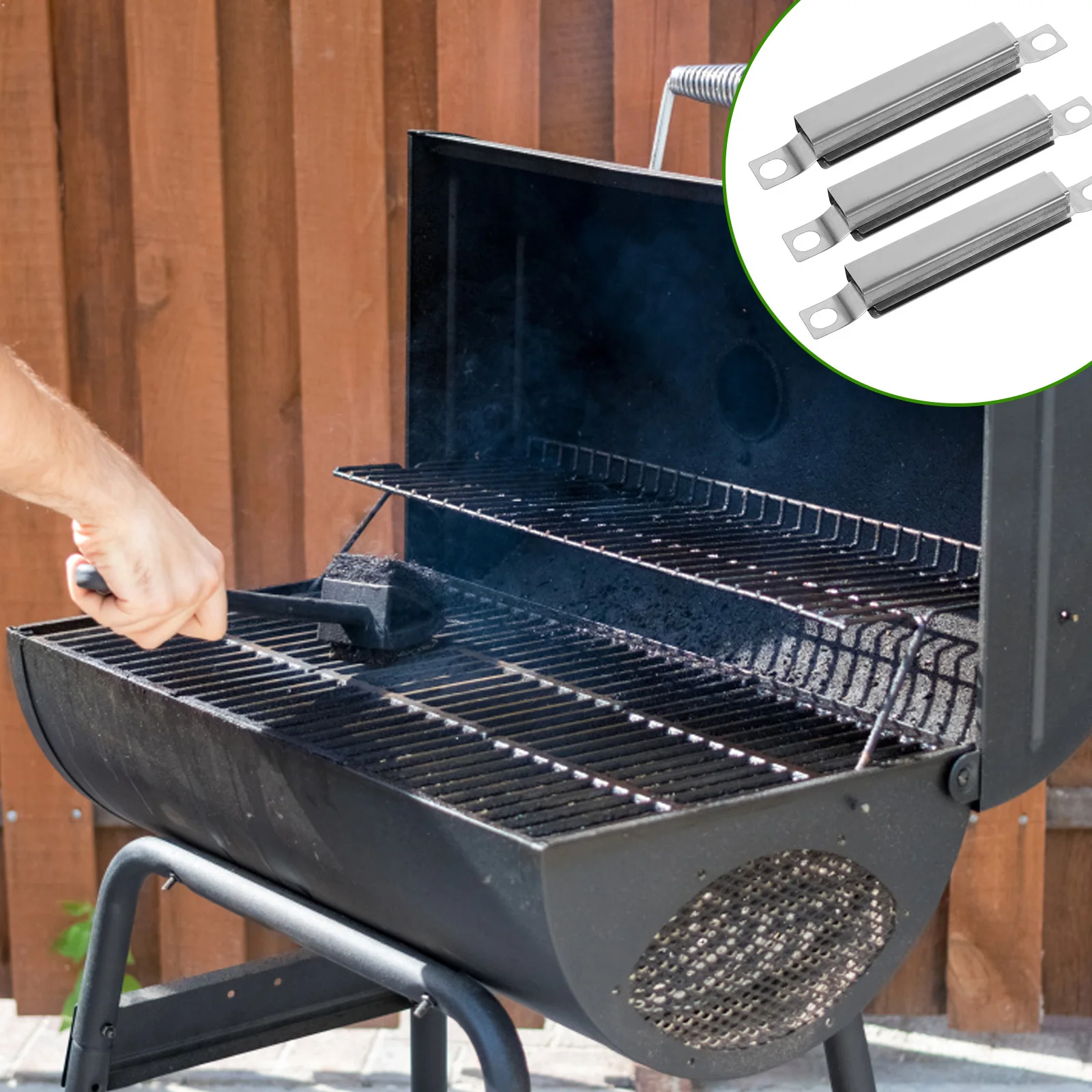 

3 Pcs Double Stainless Steel Fire Transfer Pipe Tube Convenient Grill Burner Supplies