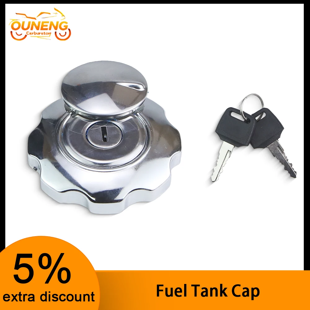 

Aluminum Alloy Universal Motorcycle Locking Fuel Cap ATV Gas Fuel Tank Cap Cover Oil-Tank Covers Motorcycle Parts
