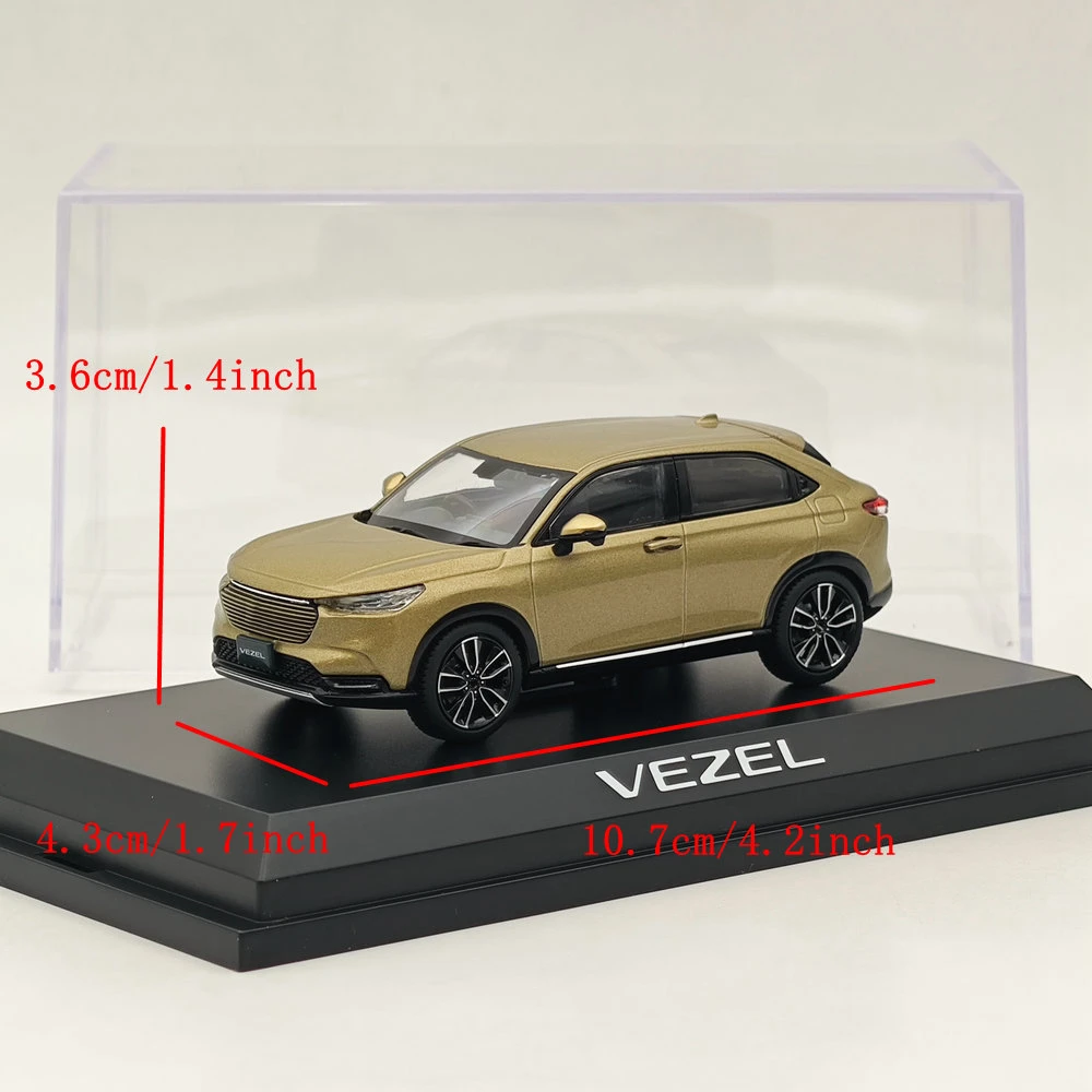 Hobby japon 1/43 VEZEL e:HEV Z sable kaki (P) HJ432002K modèle de voiture moulé sous pression Collection limitée Auto jouets cadeau