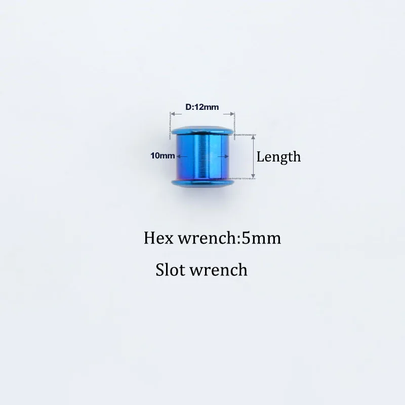 1pc Bicycle Disc Screw 3.5 5 7 8.5mm Mountain Small Wheel Bicycle Titanium Alloy Single Disc Screw Disc Fixing Lock