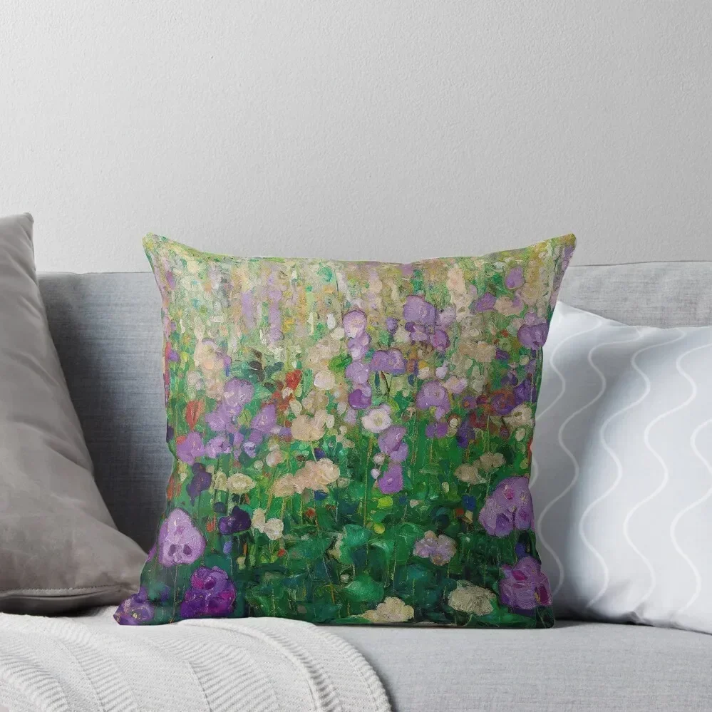 

Flower Garden - Gustav Klimt Throw Pillow Luxury Pillow Case anime girl christmas decorations for home 2025 Plaid Sofa pillow