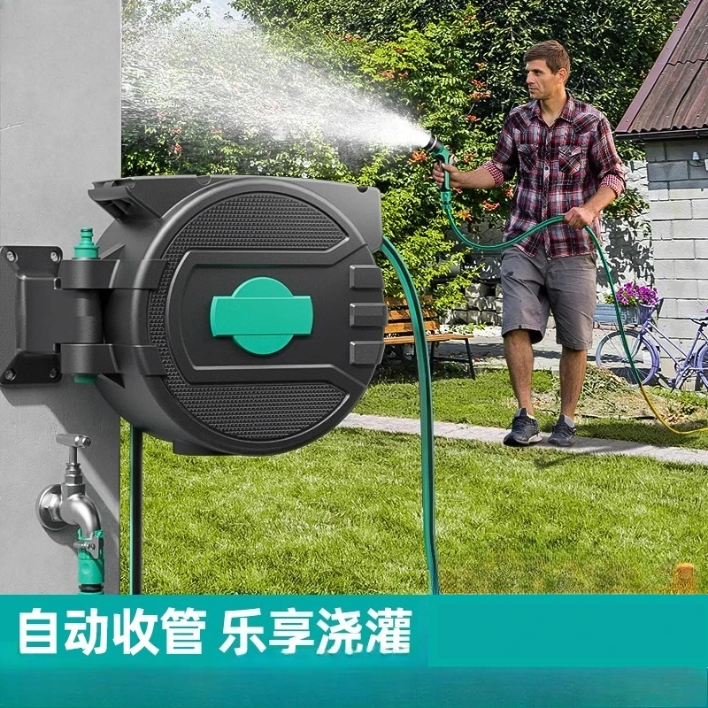 

Automatic telescopic water pipe recycling water pipe car garden watering car washing high
