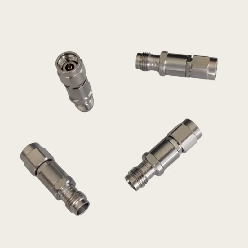 1.85MM/2.92MM Precision Stainless Steel 40G High Frequency Test Adapter 1.85MM Male to 2.92MM Female Connector