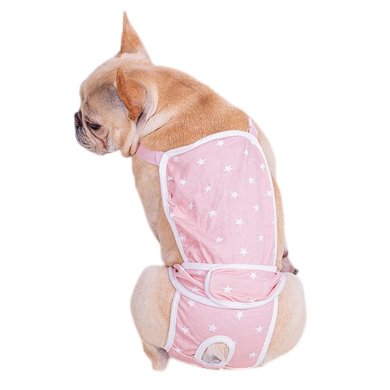 Adjustable Girl Dog Diapers Period Suspender Pants Small Dog Physiological Pants