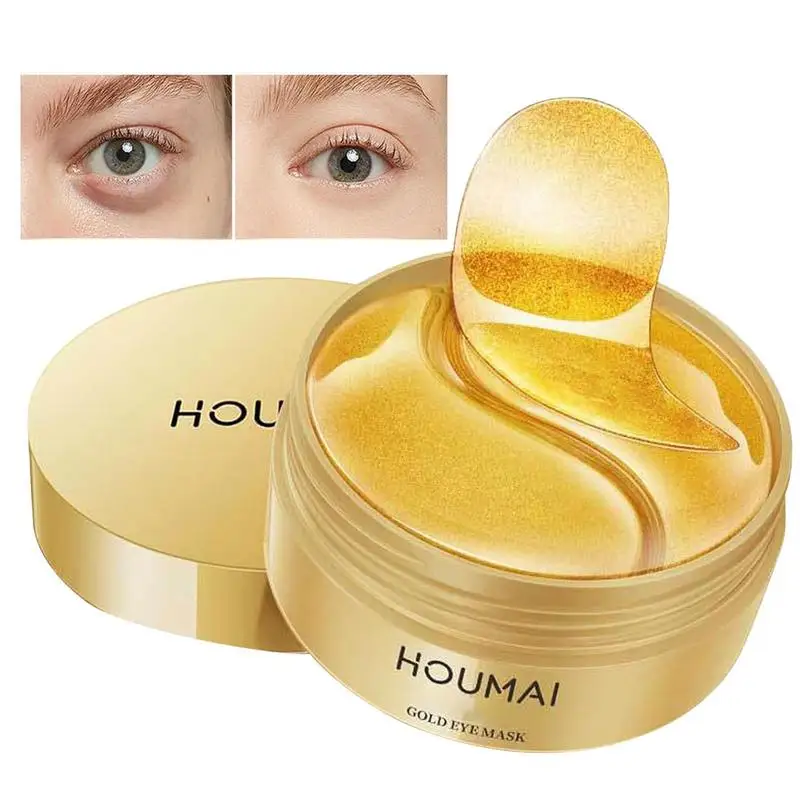 

Gold Eye Patches Long-Lasting Moisturizing Under Eye Patches Eye Care Products For Traveling Business Trip Home Outdoor