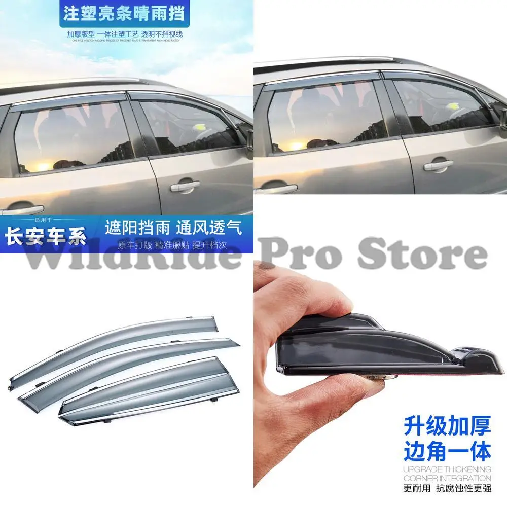 

1 комплект автомобильного ветрозащитного козырька для Changan CX20 Benben Mini Yilong DT Yue Xiang V3 V5 V7 Ruicheng CC Zhishang XT Rain Visor