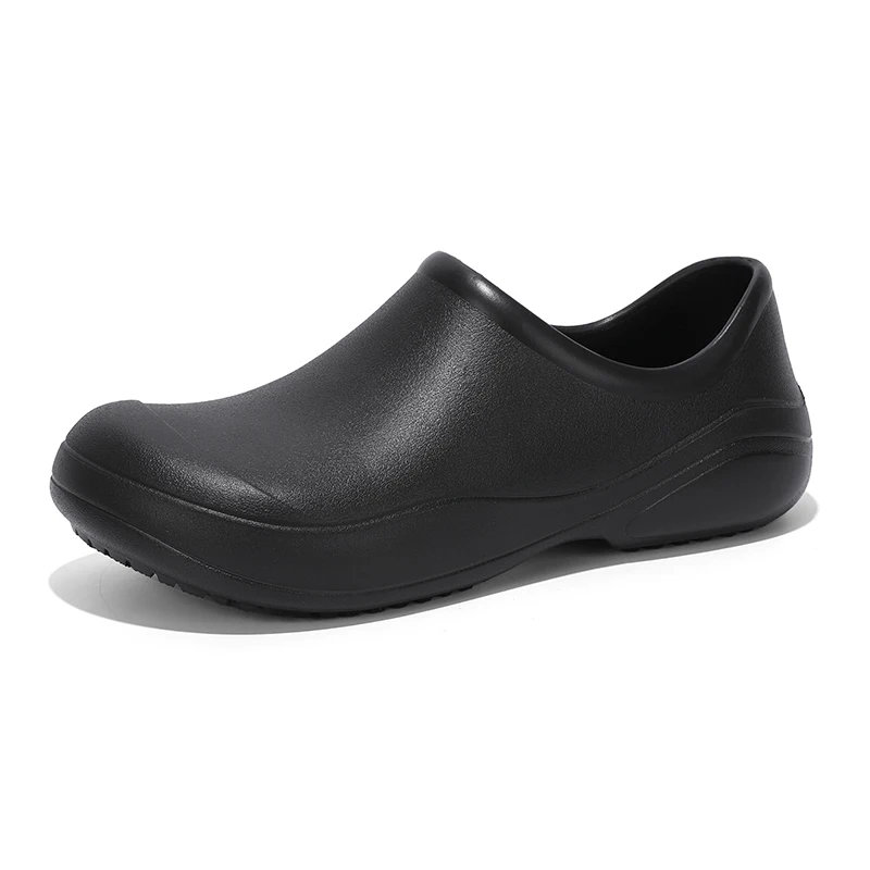 

Hotel Restaurant Kitchen Chef Shoes Slip On Waterproof Oil-Proof Chef Clogs Non-slip Resistant Work Shoes For Cook Size 39-45