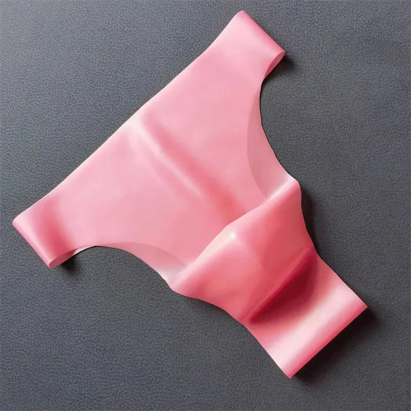 ملابس داخلية للرجال اللاتكس G-سلاسل مثير سلس سيور المطاط ملخصات ملهى ليلي نادي القطب الرقص الذكور الملابس الداخلية سيسي سراويل BF ﻿