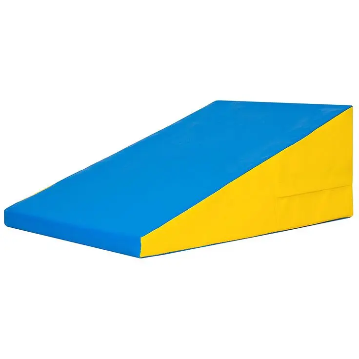 

CustomTriangle Air Incline Gymnastics Folding Cheese Wedge Mat for Tumbling