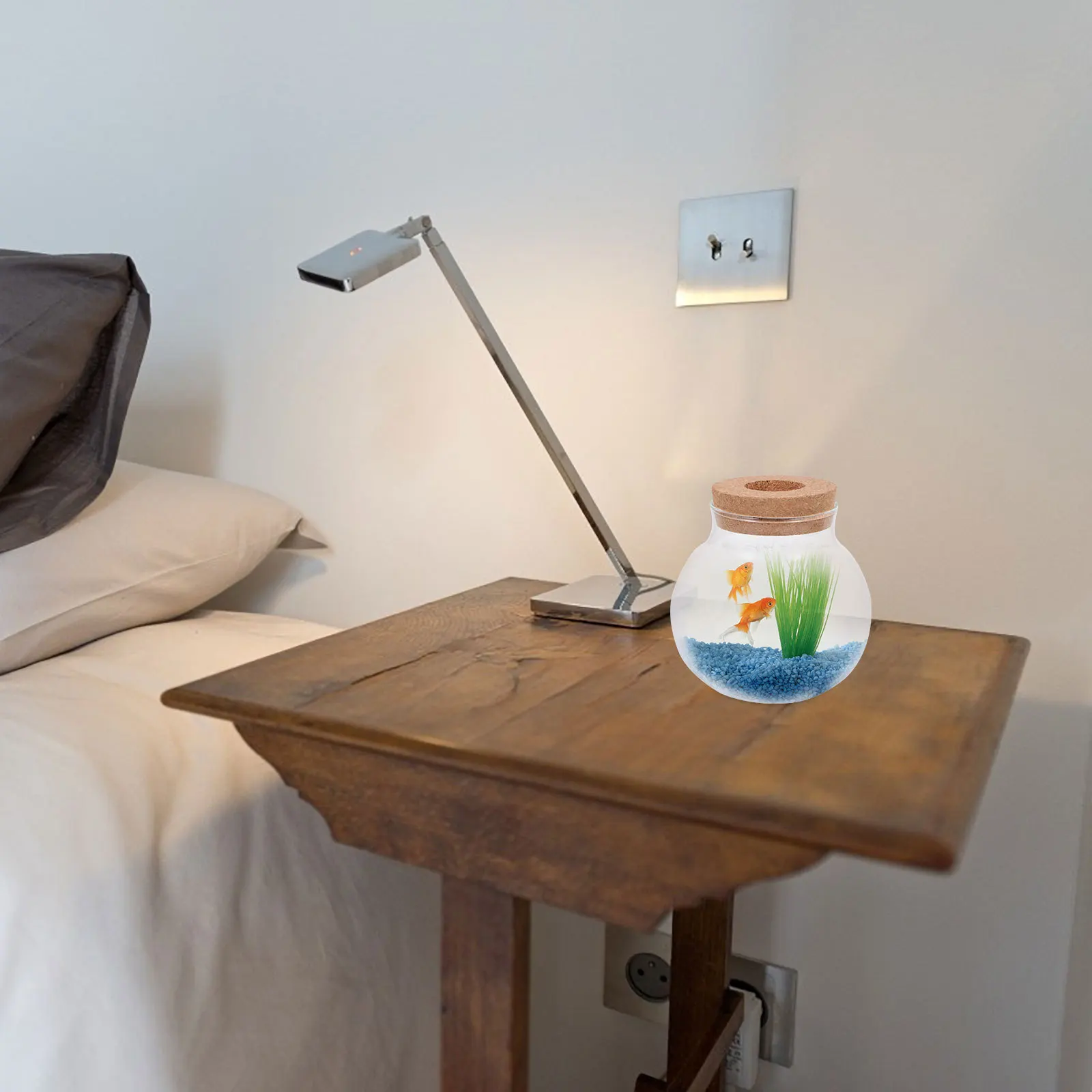 

Glass Fish Tank Small Landscape Bottle for Succulent Plant Terrarium DIY Household Glass Ecological Bottle Brighten Living