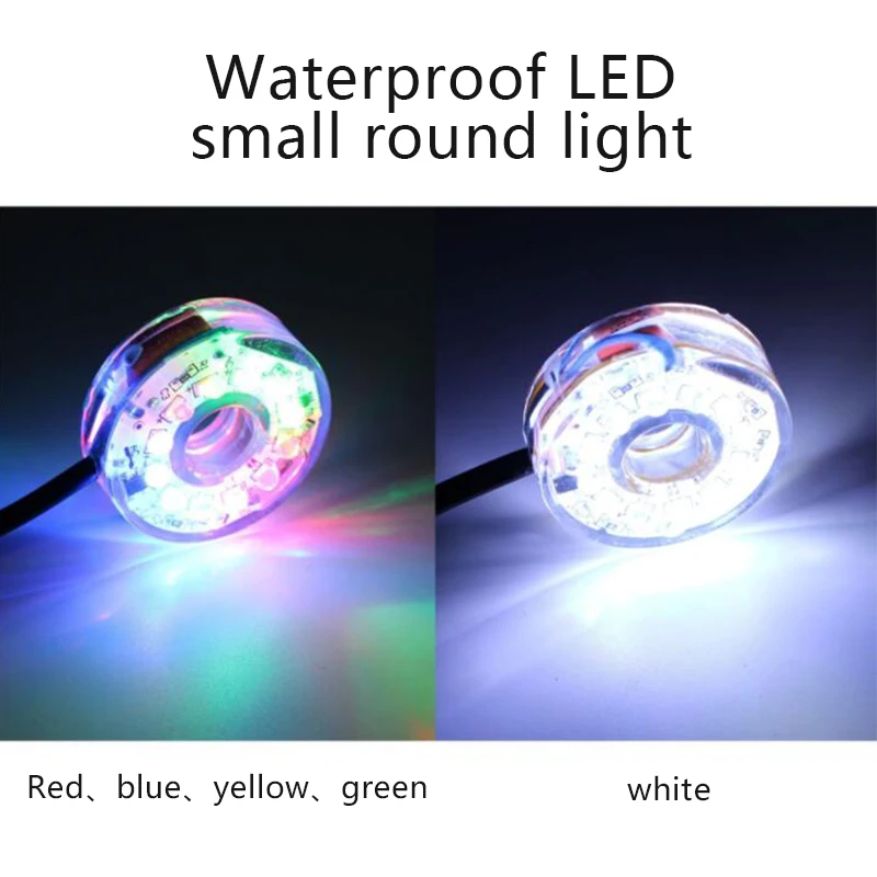 RGB Led Fish Tank Light Aquarium Light Fishing light Waterproof Underwater Light LED Ocean Light Fountain Decor Diving Light