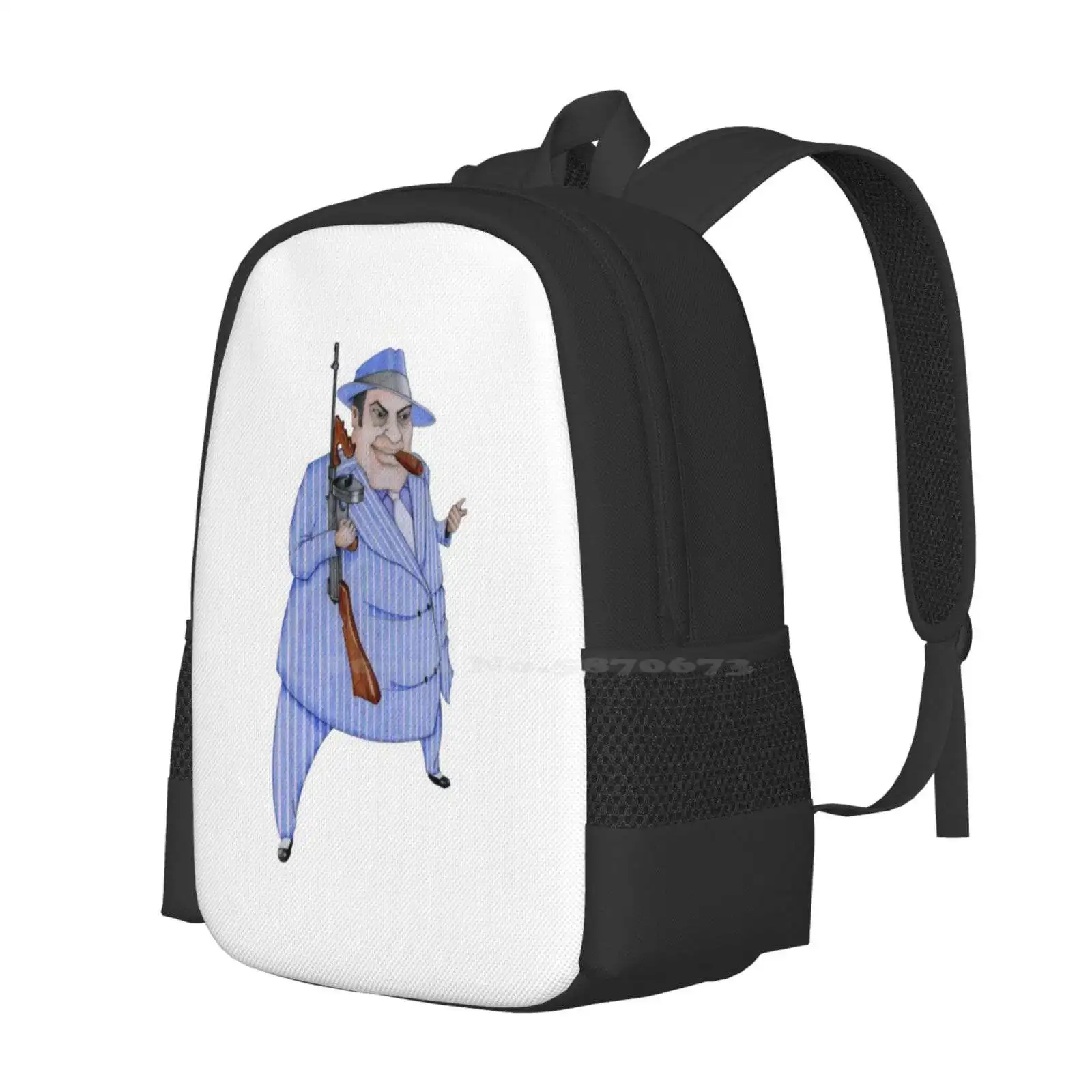 Mob Boss Hot Sale Schoolbag Backpack Fashion Bags Murder Mystery Mob Boss Gangster Mafia Boss Floating Lemons Mariana Musa