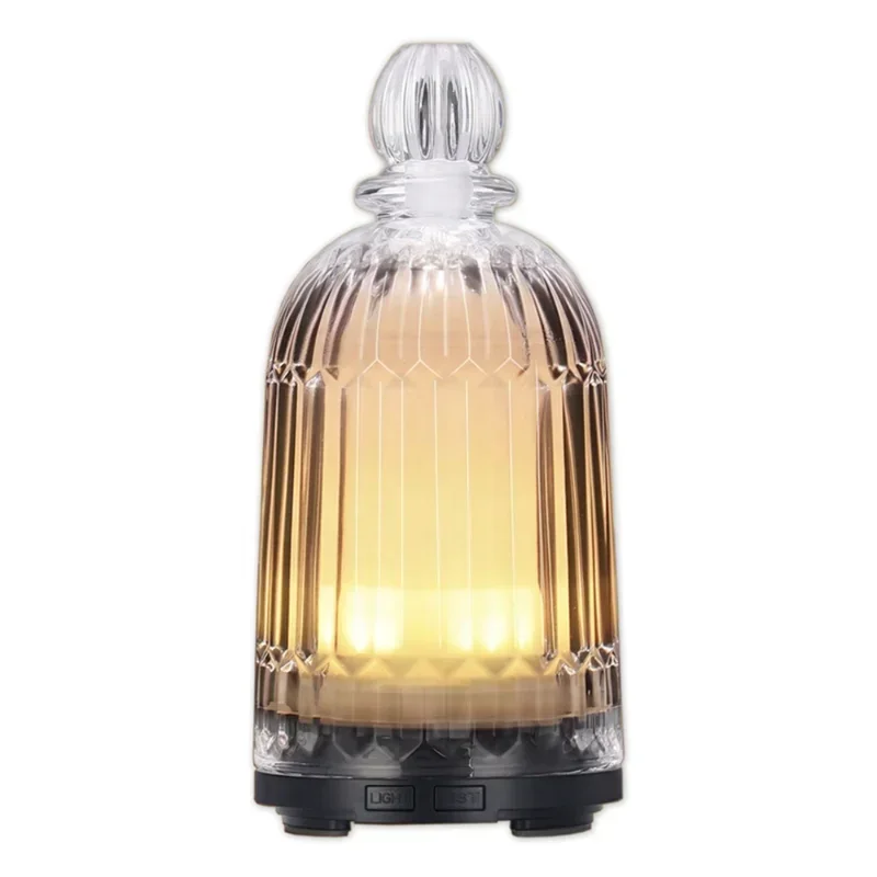 Ultrasonic Fragrance Luxury Glass Scent Humidifier Aromatherapy Machine Air Essential Oils Aroma Diffusers