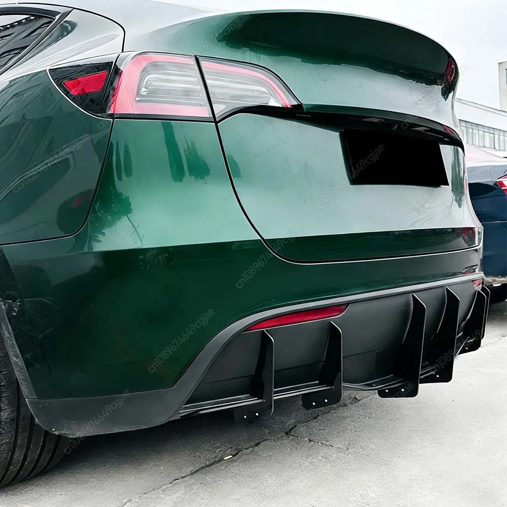 

Задний бампер, диффузор, спойлер, лопасть ветрового ножа, разделитель ABS, глянцевый черный, детали для Tesla Model Y 2020–2024, автоматическая внешняя настройка