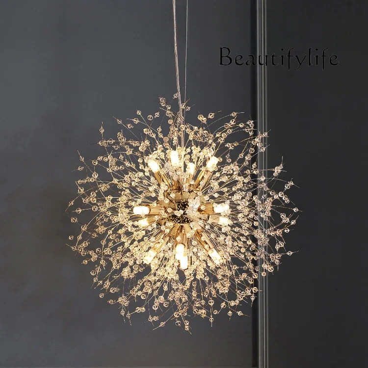 Dandelion chandelier post-modern simplicity light luxury personality creative restaurant bedroom designer lighting