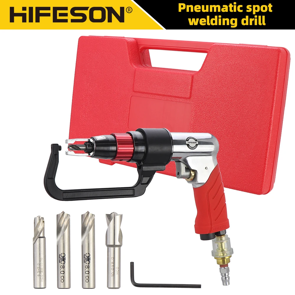 1/4 Pneumatic Spot Welding Drill Air Spot Welding Drill  Air Spot Weld Removal Machine For Automobile Sheet Metal Repair