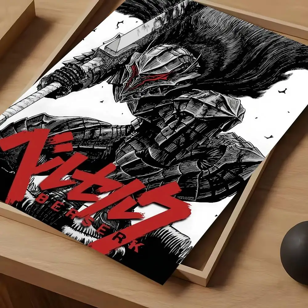 بارد أنيمي B-Berserk ملصق جودة عالية طباعة ديكور المنزل جدار الفن جدارية غرفة زخارف للحانات #6