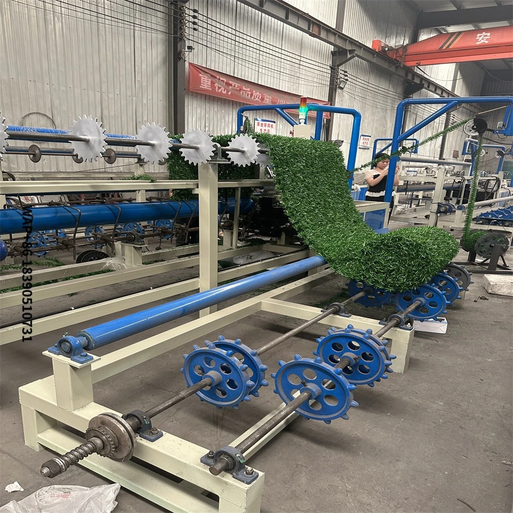Outdoor Privacy Protect Faux Green Artificial Grass Hedge Roll Artificial Fence Making Machine
