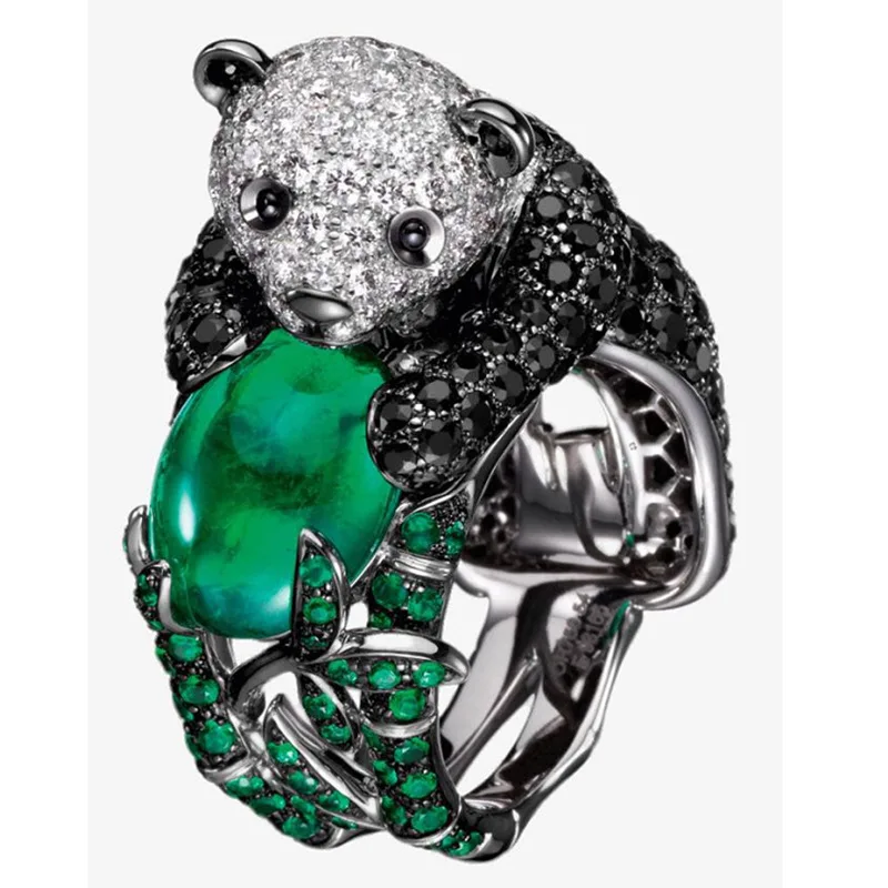 Animal Designs Exquisite and Unique Spider Rings Frog Rings Shiny Birds Women\'s Animal Jewelry